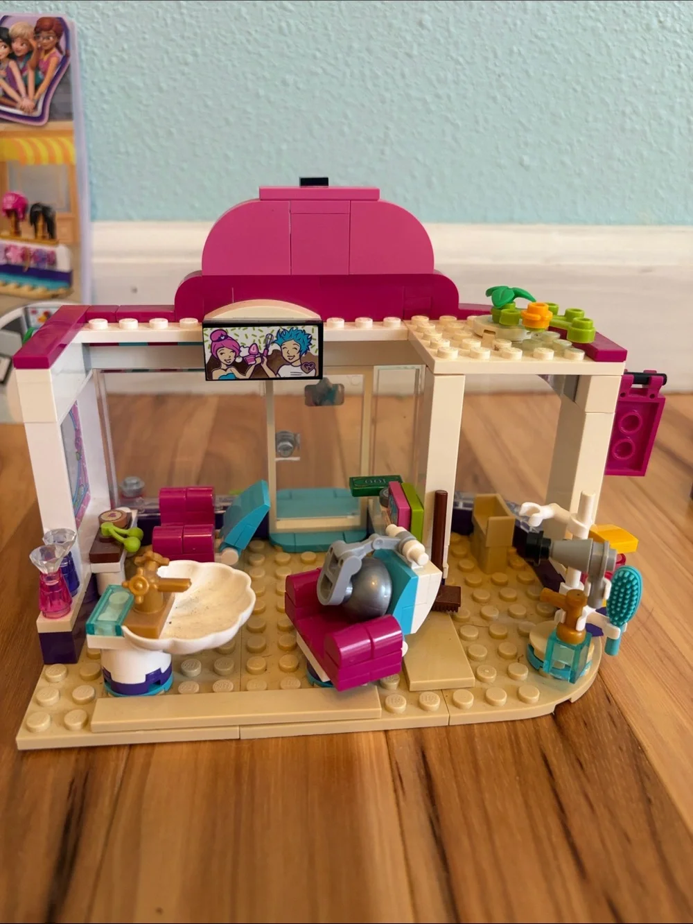 LEGO Friends Hair Salon Playset - Pink, Teal & Purple